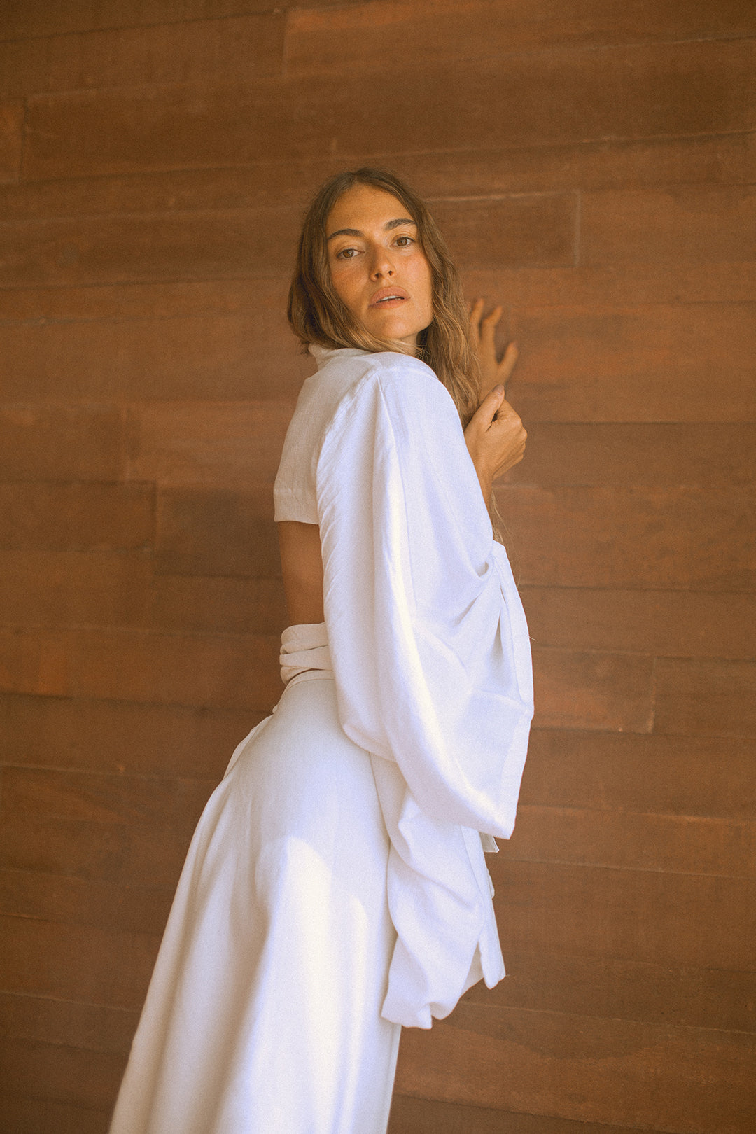 KIMONO SARIRA SKIRT NATURAL