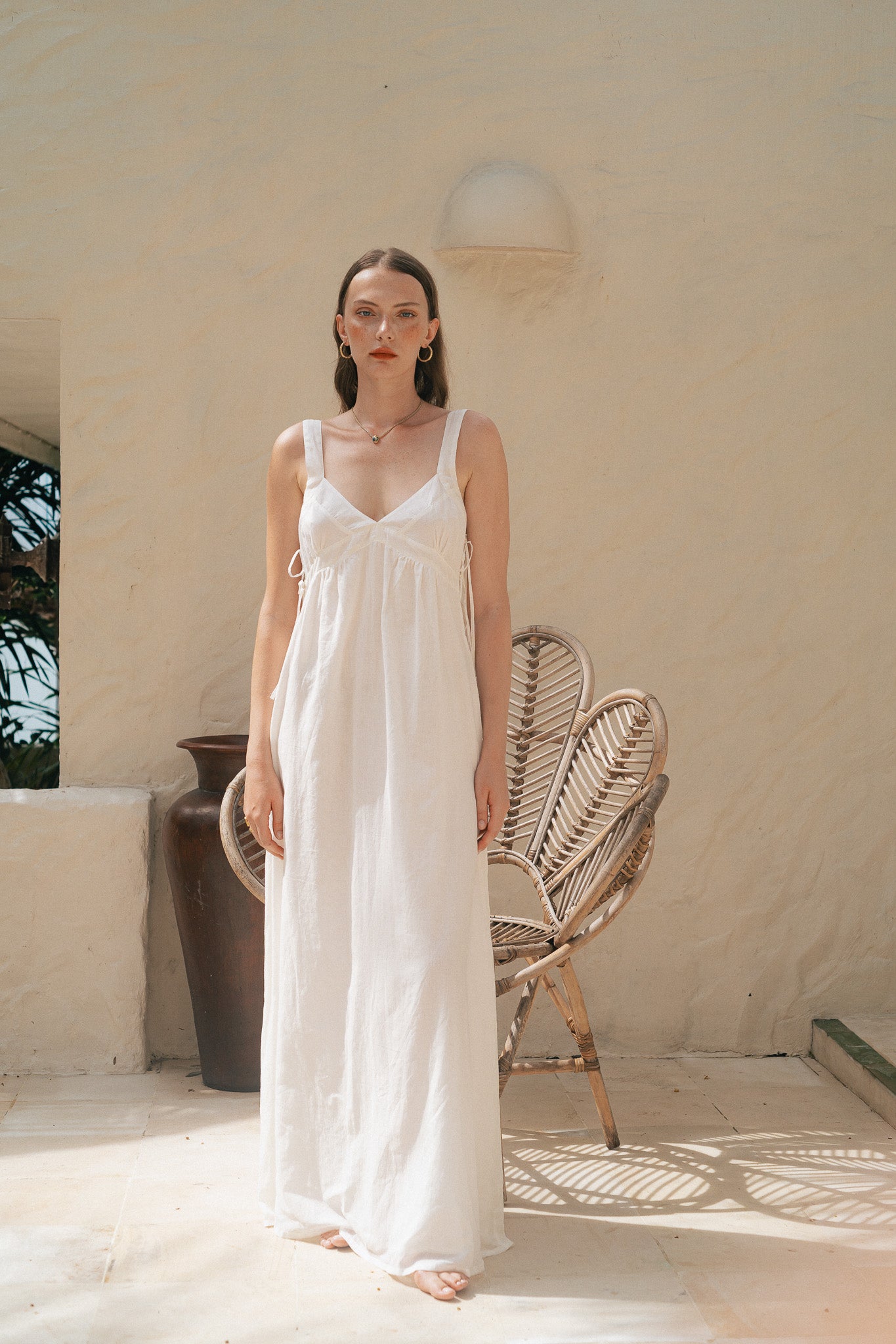 MOON MAXI DRESS NATURAL