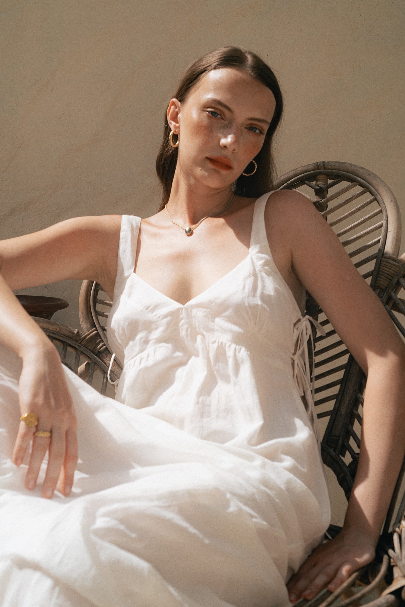 MOON MAXI DRESS NATURAL