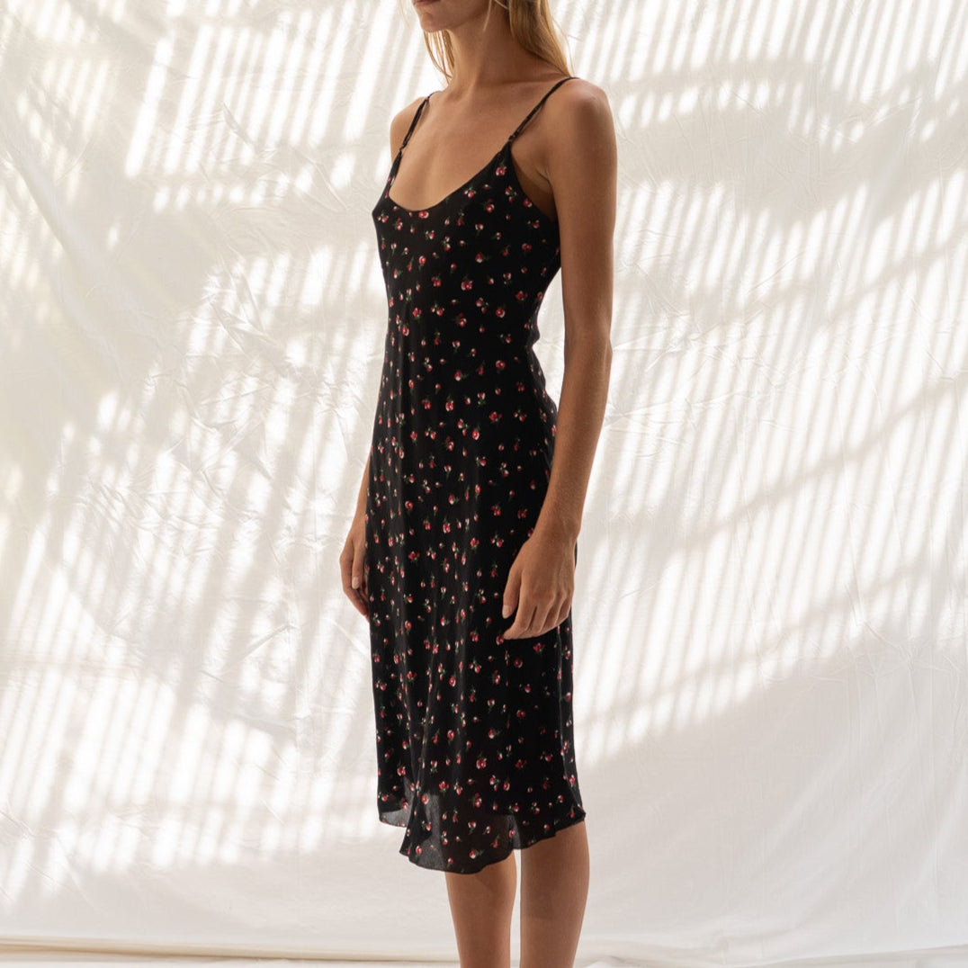 FLIRTY DRESS INDIGO