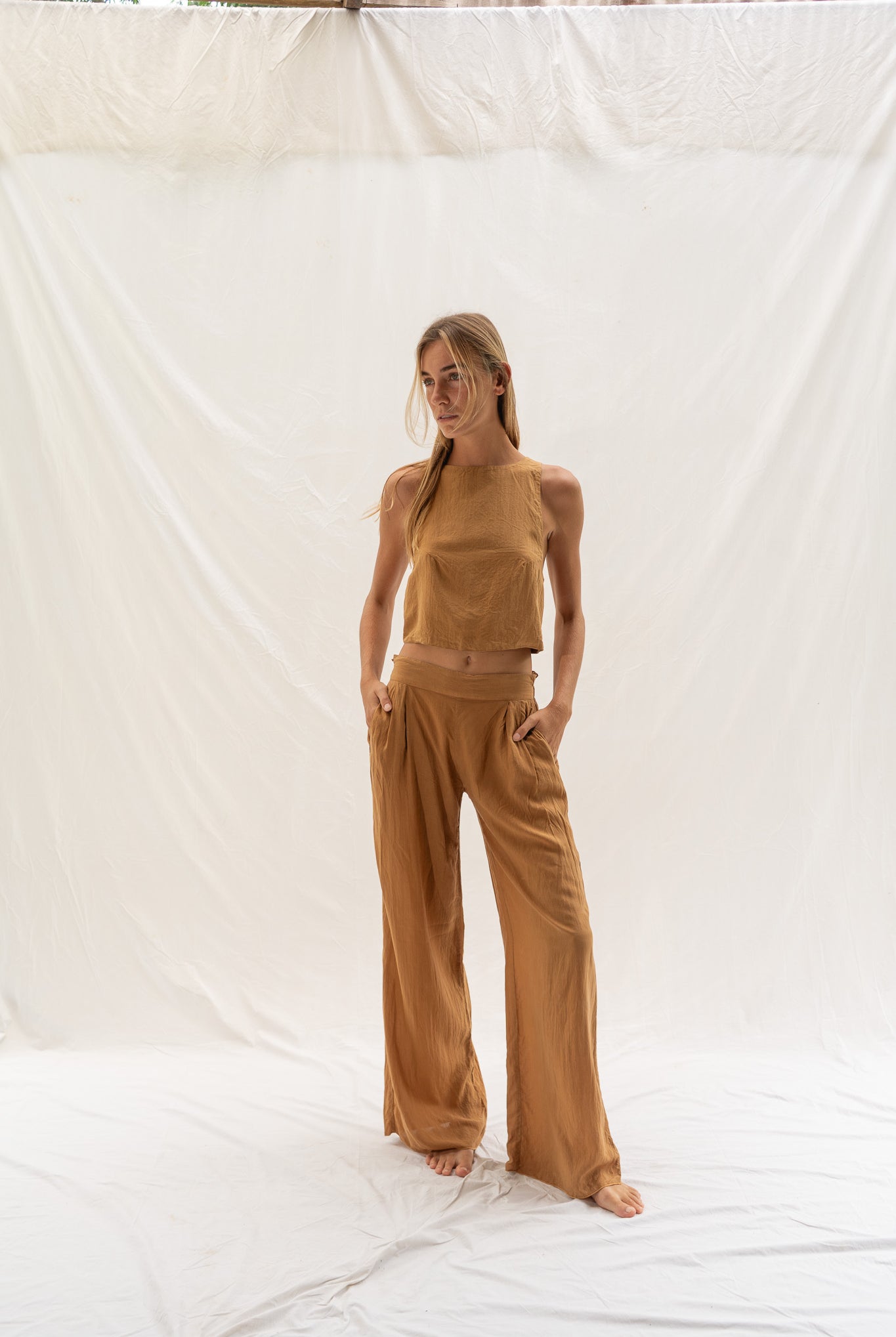 NICKI PANTS TOBACCO