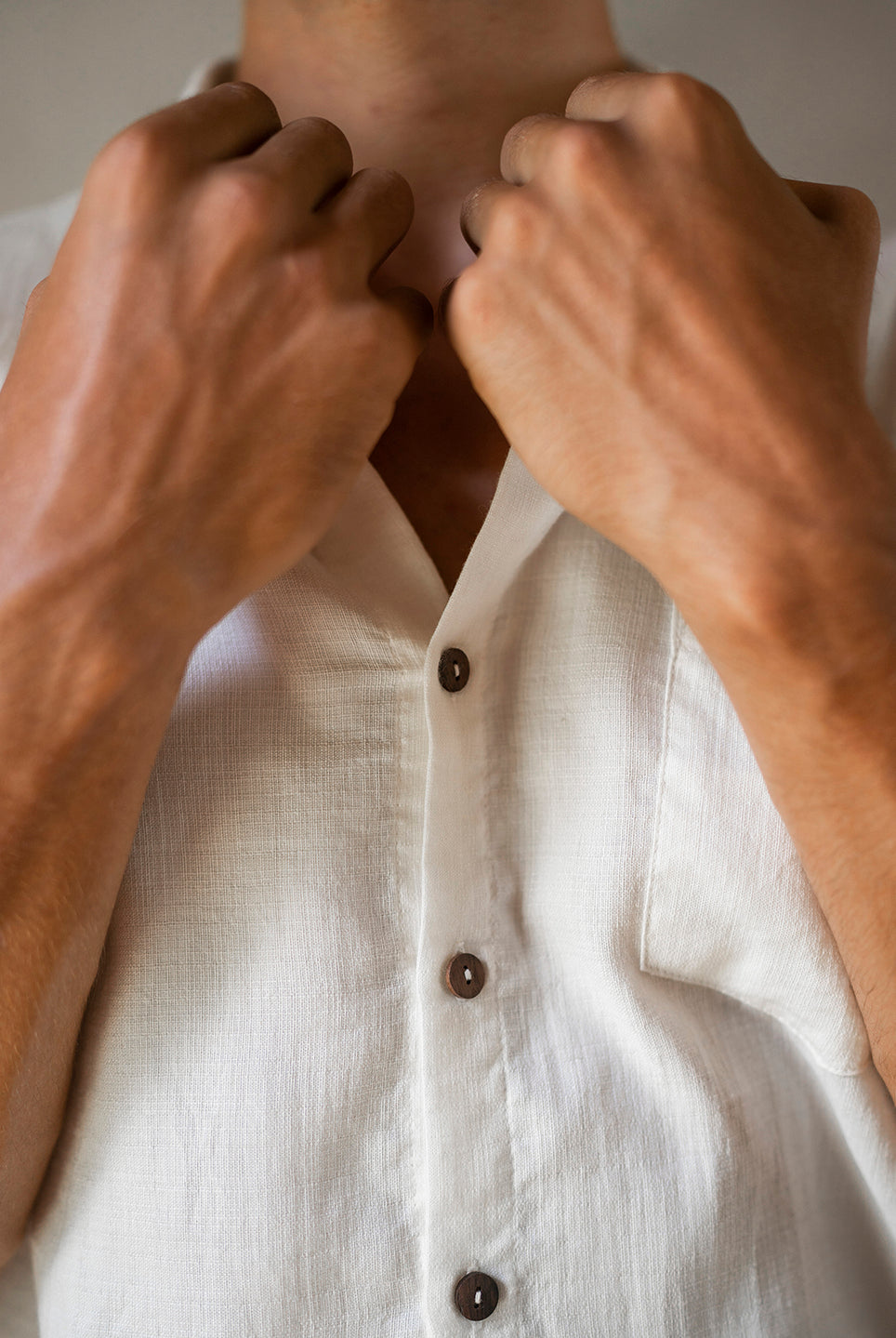 BOYFRIEND SHIRT BUTTERMILK