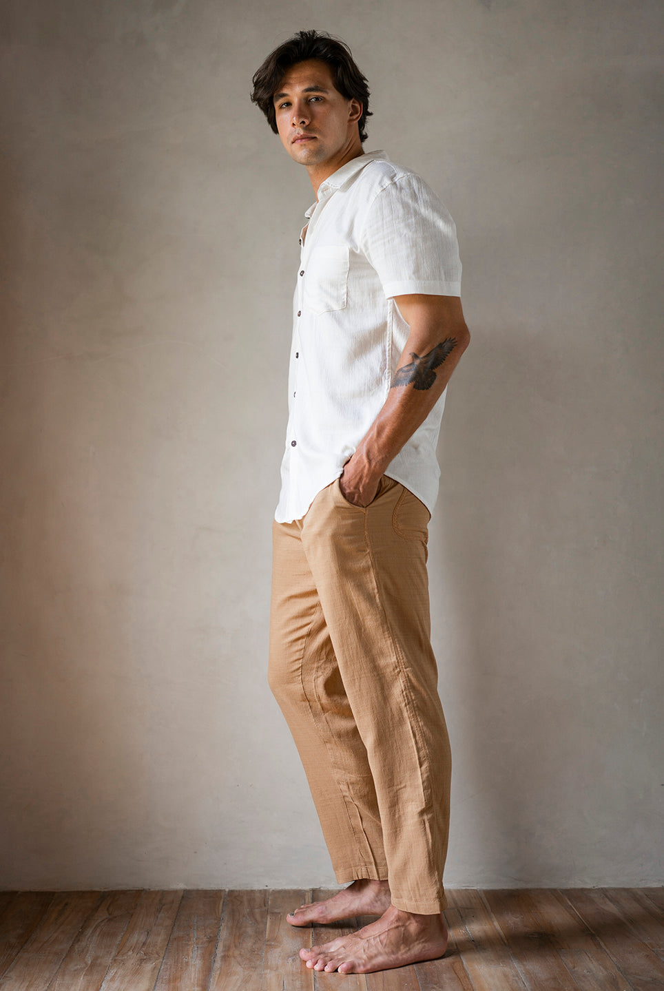 JONNY LONG PANTS TOBACCO