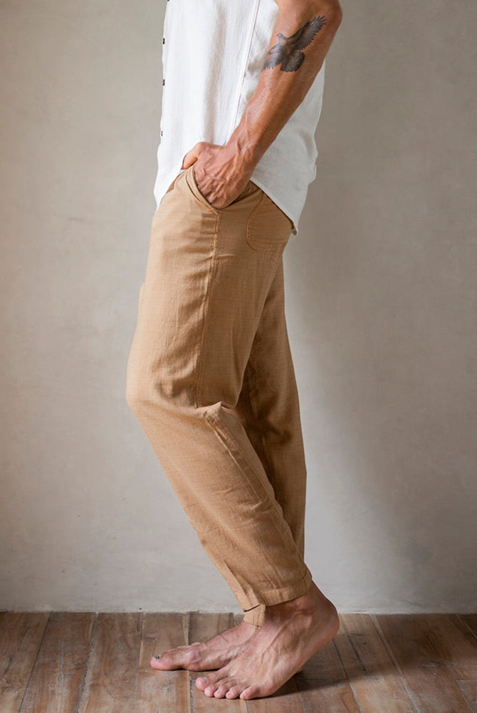 JONNY LONG PANTS TOBACCO