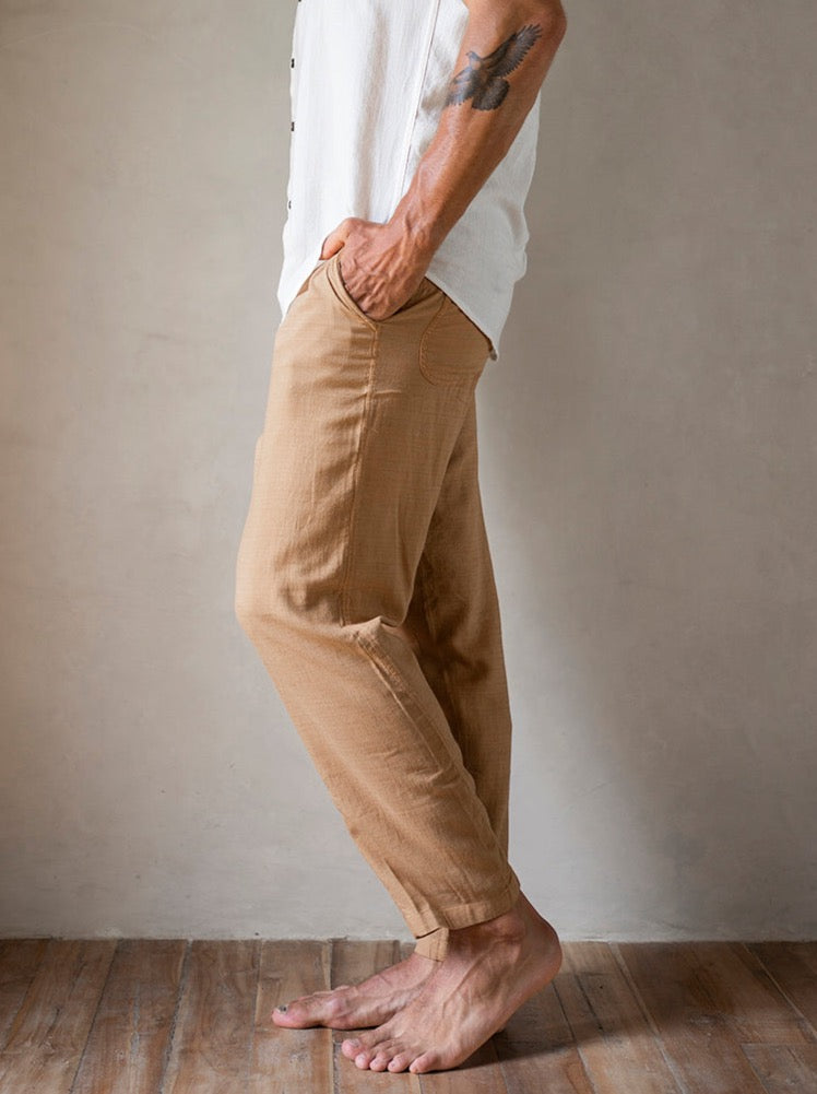 JONNY LONG PANTS TOBACCO