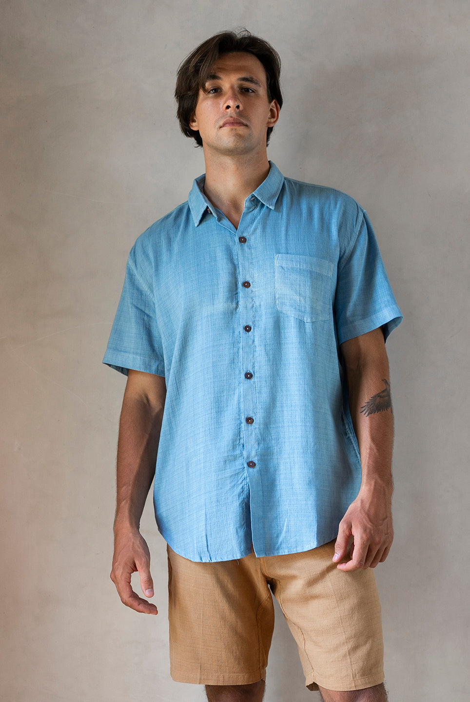 BOYFRIEND SHIRT BLUE DENIM