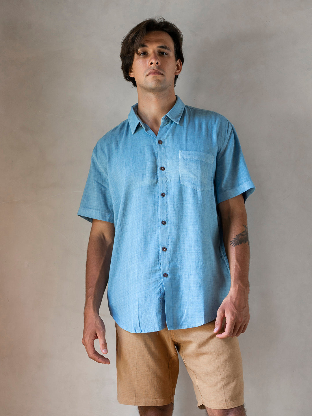 BOYFRIEND SHIRT BLUE DENIM