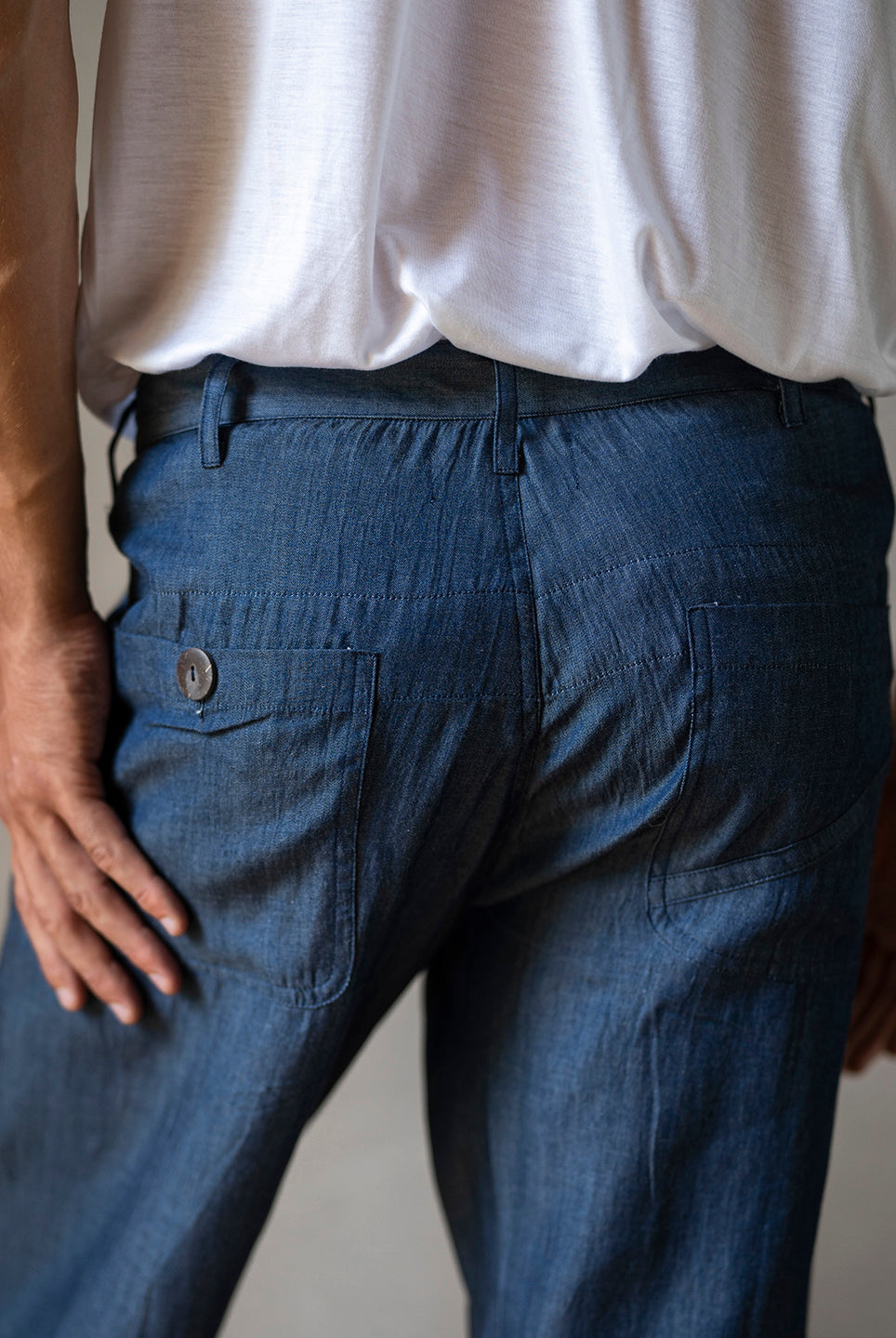 JONNY LONG PANTS DARK DENIM