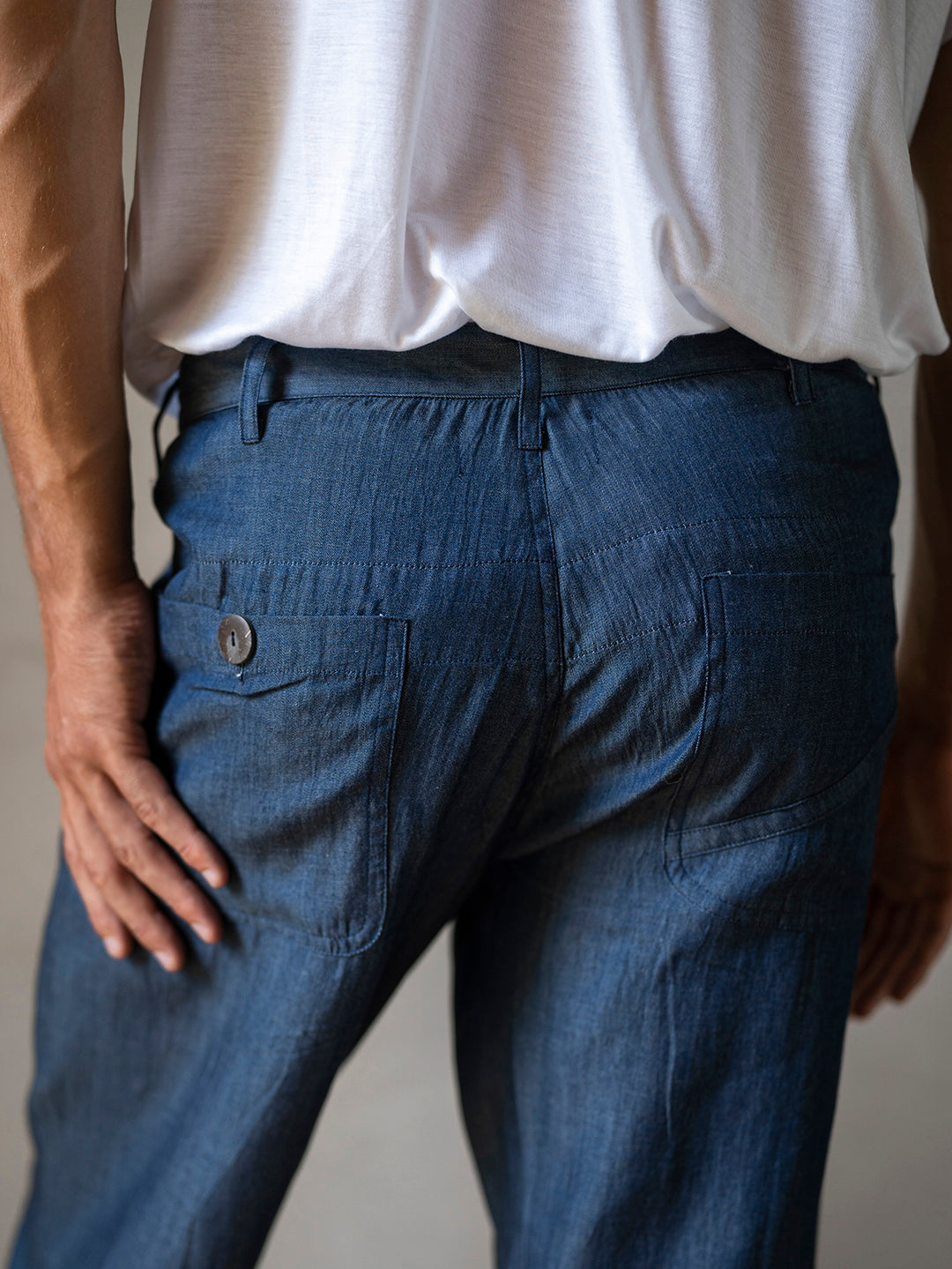 JONNY LONG PANTS DARK DENIM