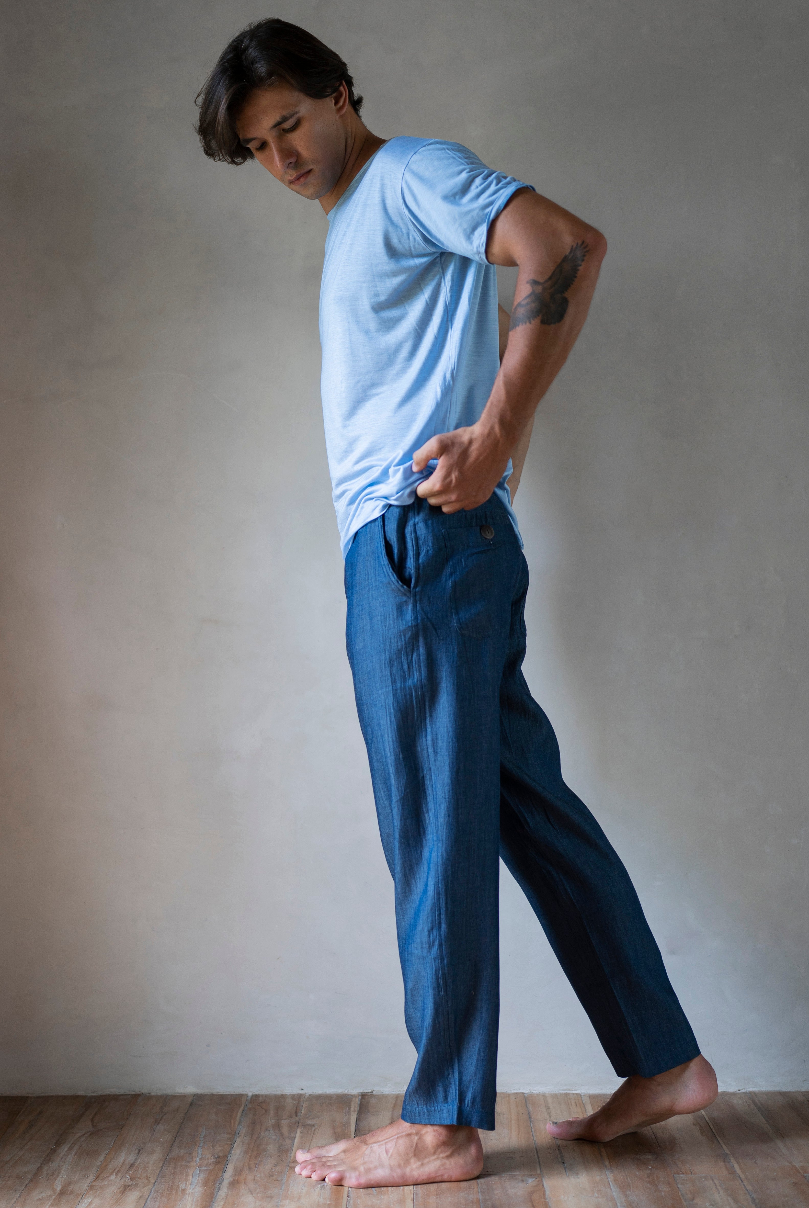 JONNY LONG PANTS DARK DENIM