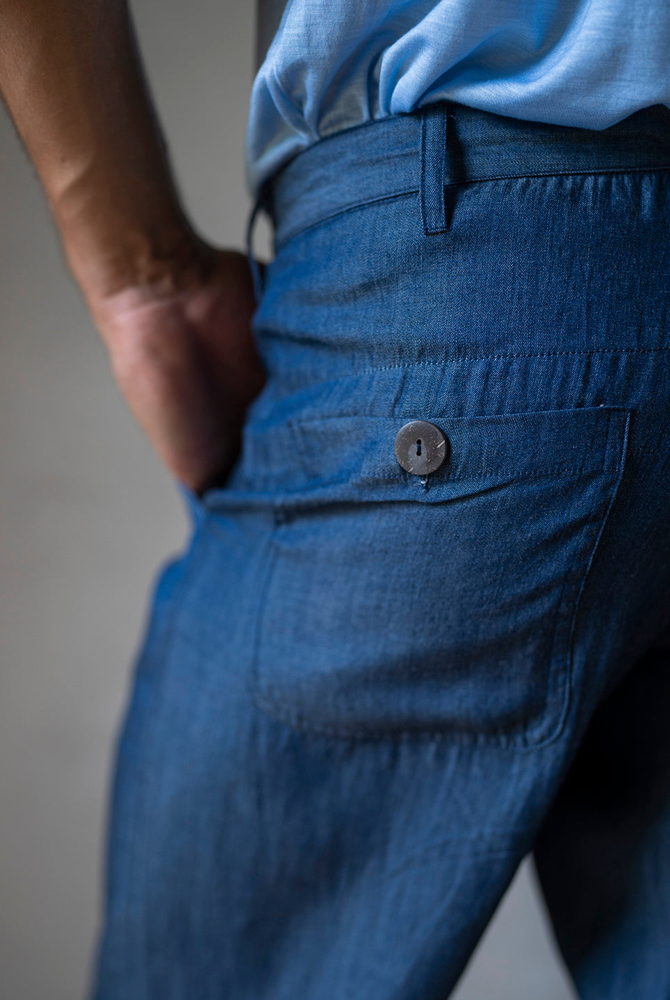 JONNY LONG PANTS DARK DENIM