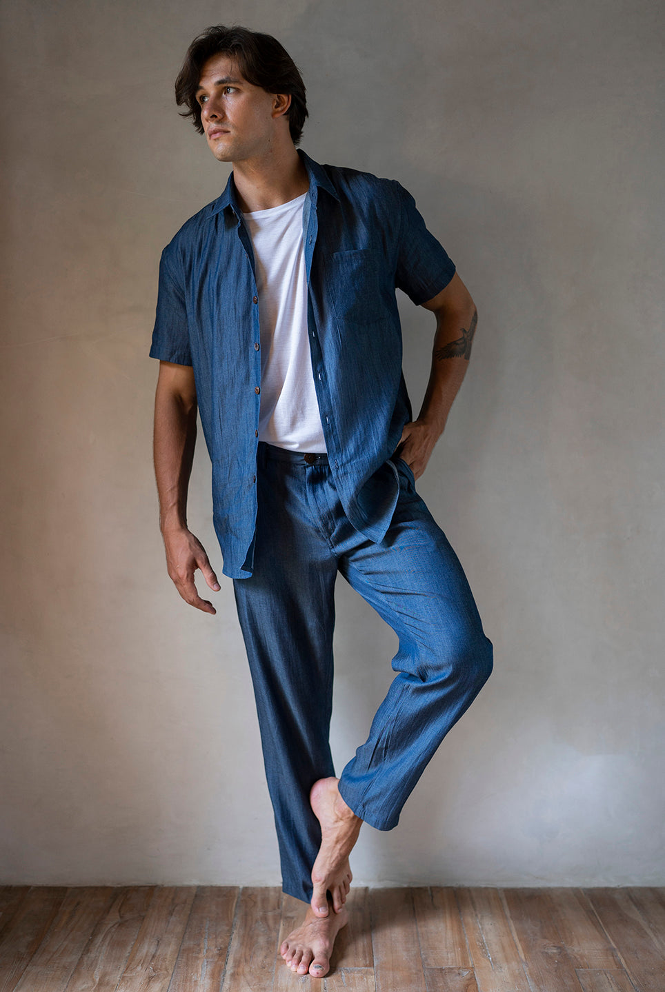 BOYFRIEND SHIRT BLUE DENIM