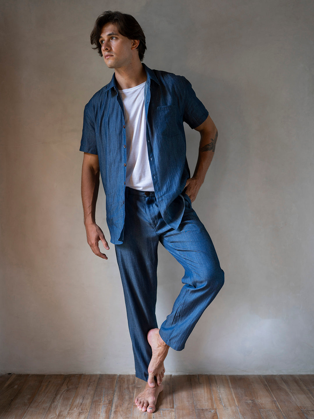 BOYFRIEND SHIRT BLUE DENIM