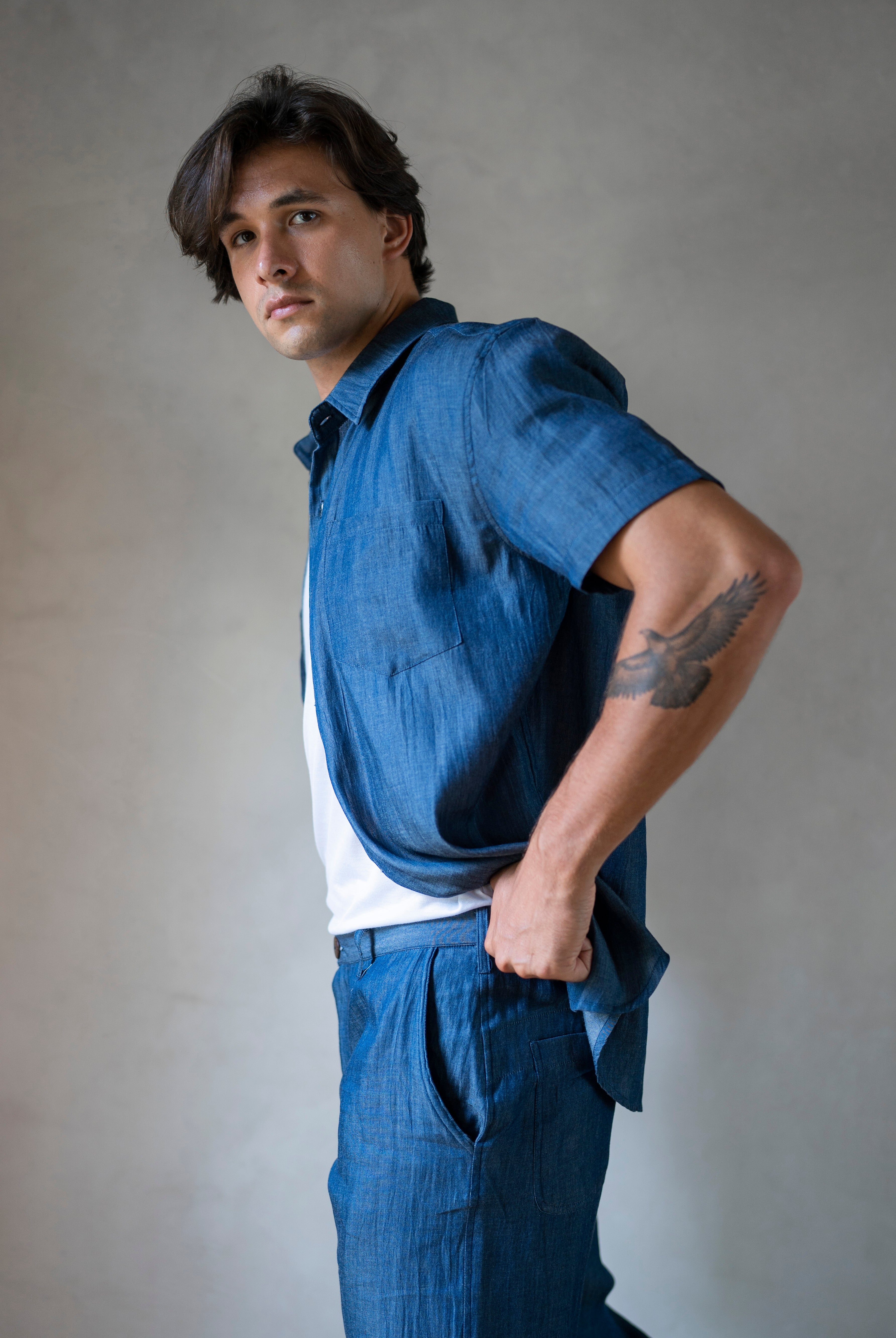 JONNY LONG PANTS DARK DENIM