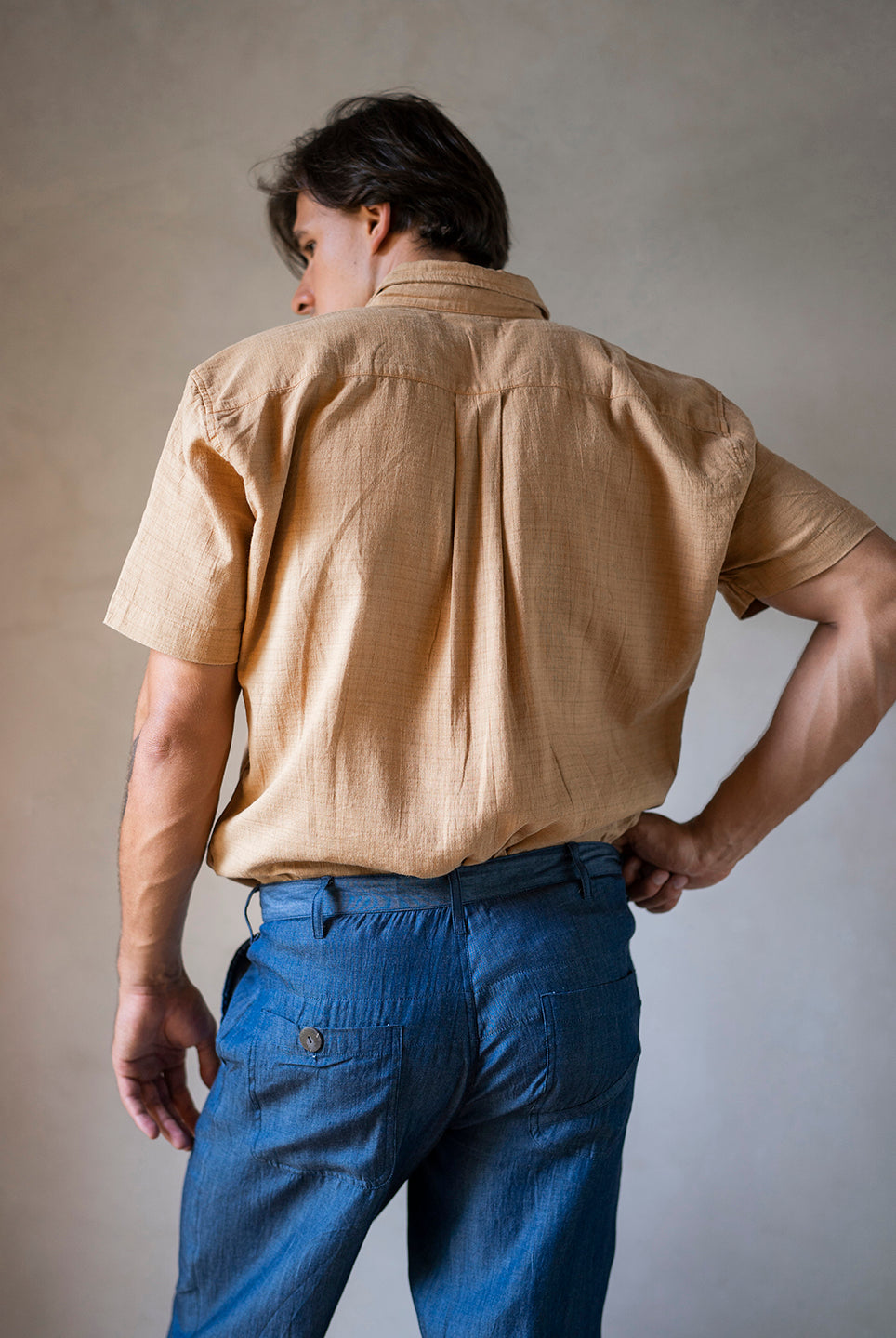 BOYFRIEND SHIRT TOBACCO