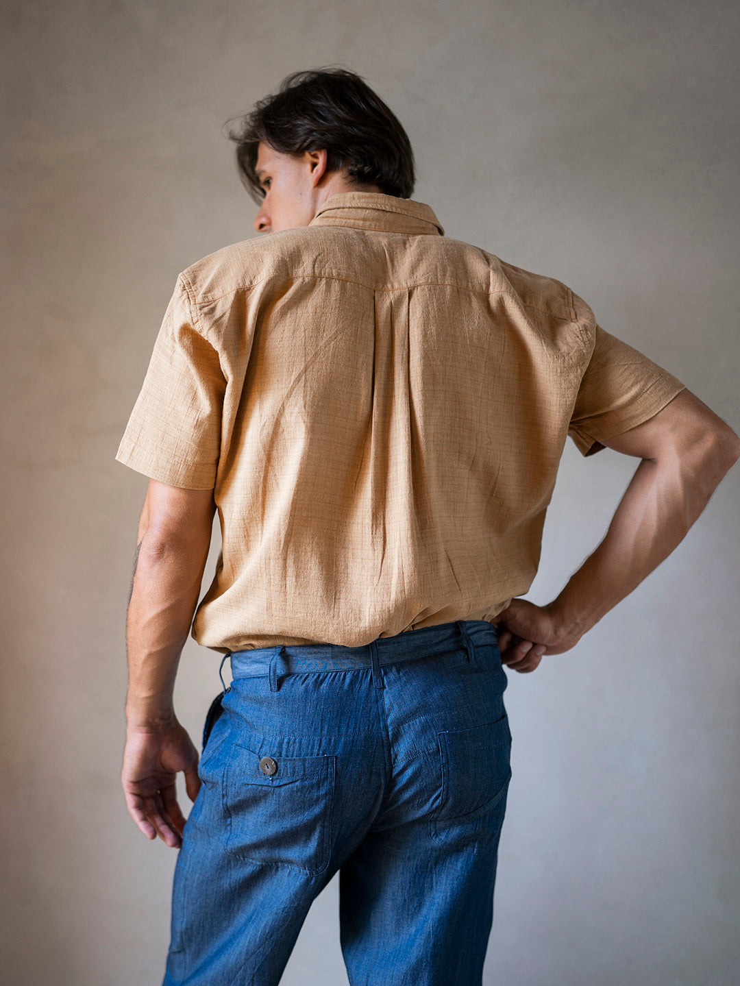 BOYFRIEND SHIRT TOBACCO