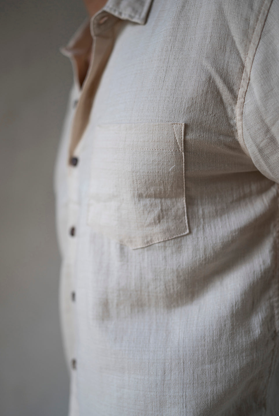 BOYFRIEND SHIRT BUTTERMILK