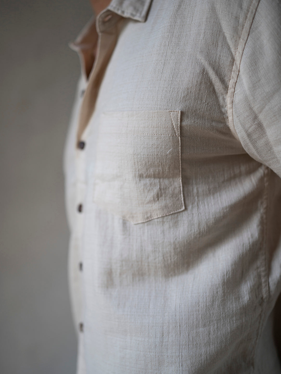 BOYFRIEND SHIRT BUTTERMILK