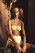 Top Bandeau EcoRib Lemon