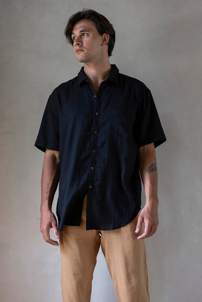 BOYFRIEND SHIRT BLACK