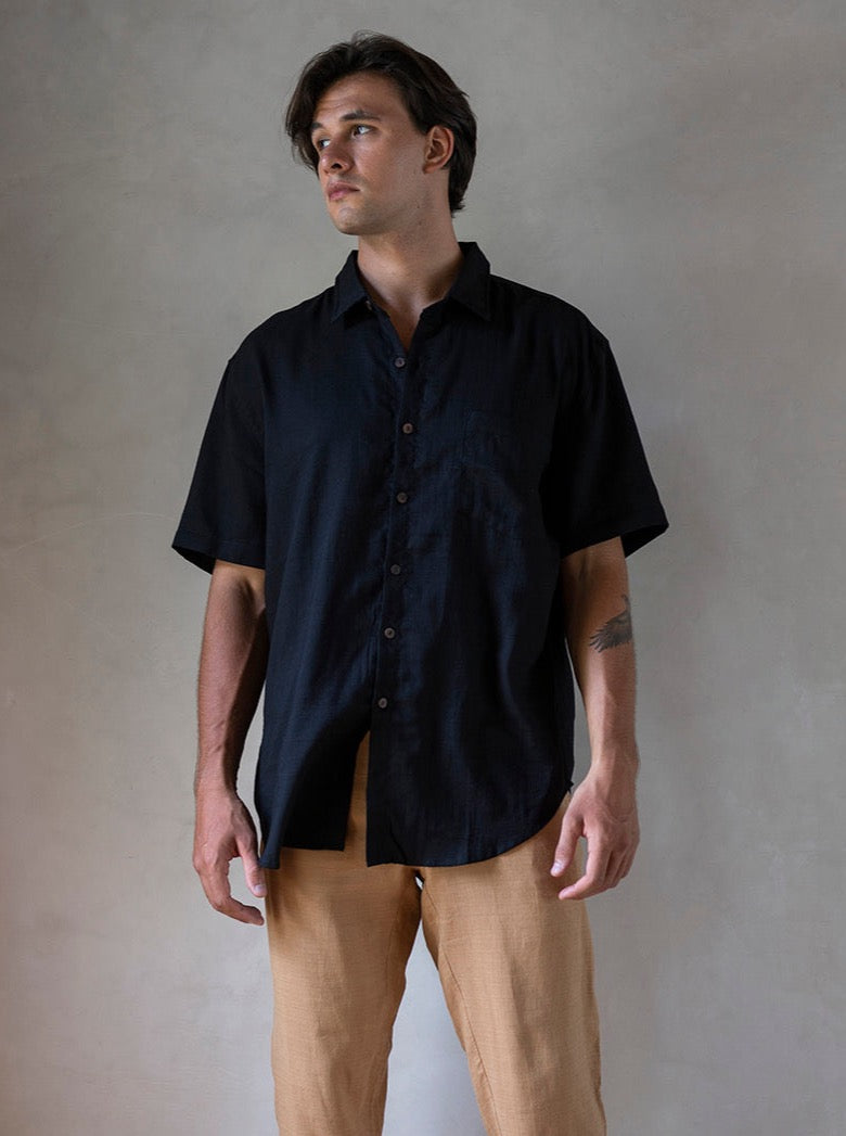 BOYFRIEND SHIRT BLACK