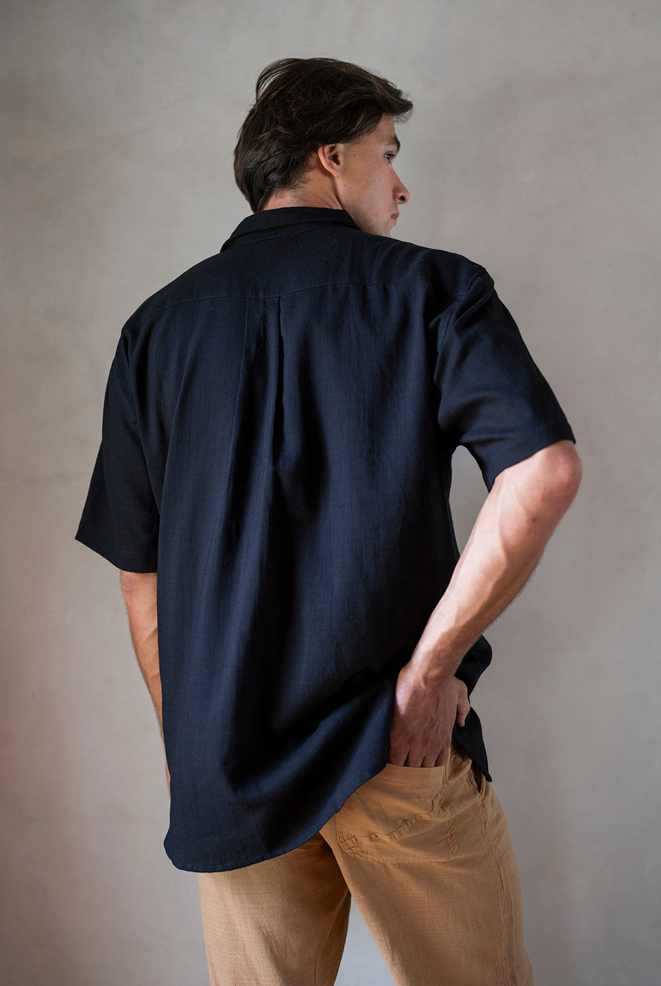 BOYFRIEND SHIRT BLACK