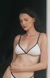 Triangle Top ECOVERO™ White/Black