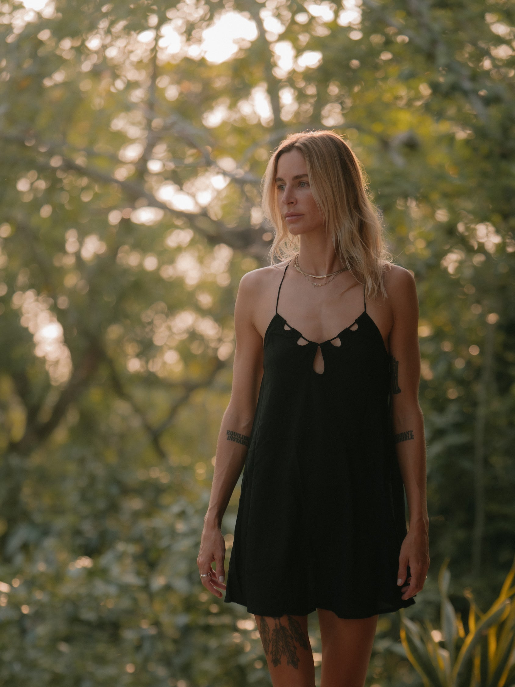 LOLITA SHORT DRESS BLACK