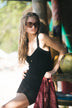 Nina short Dress ECOVERO™ Black