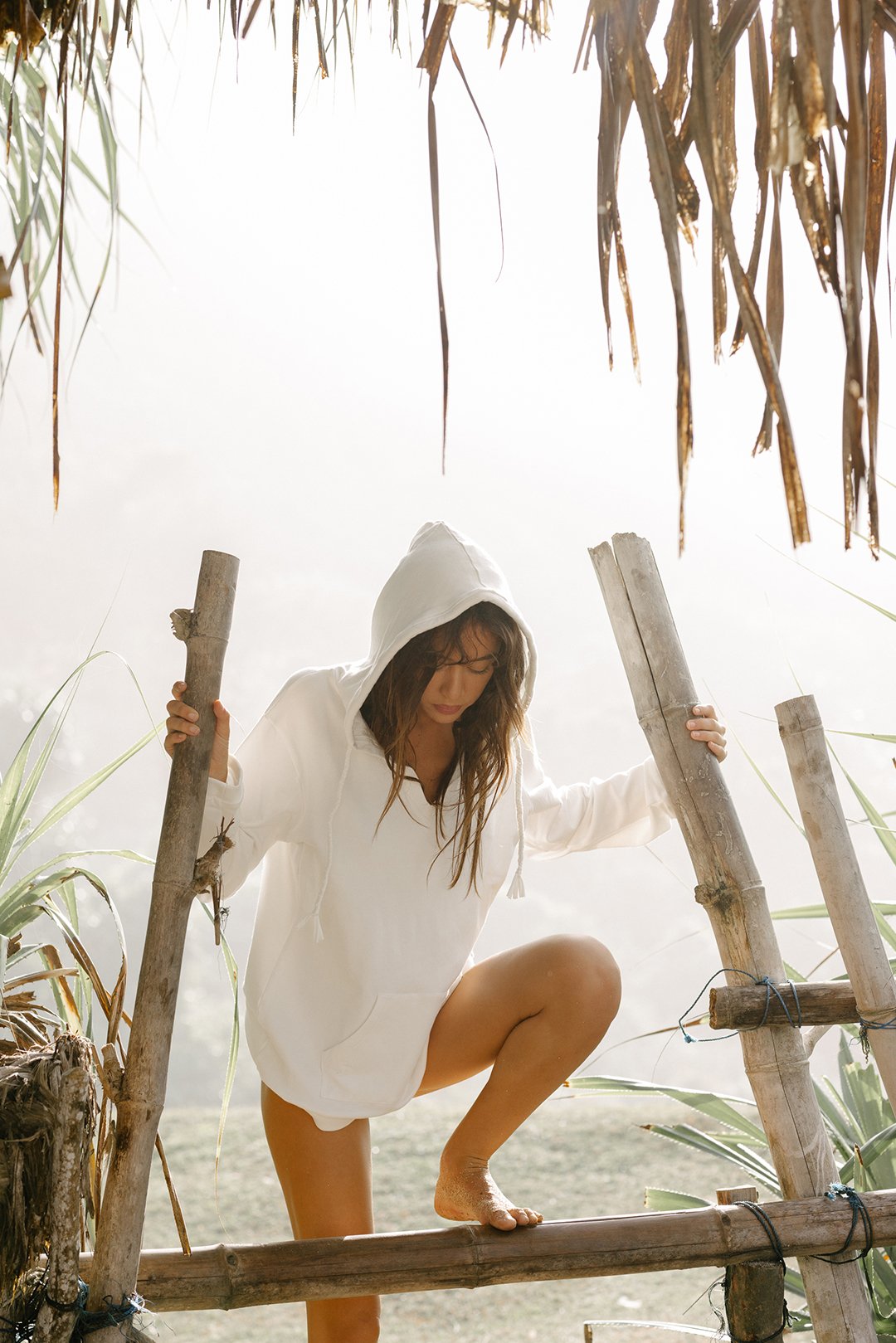 ORGANIC BAMBOO HOODIE NATURAL