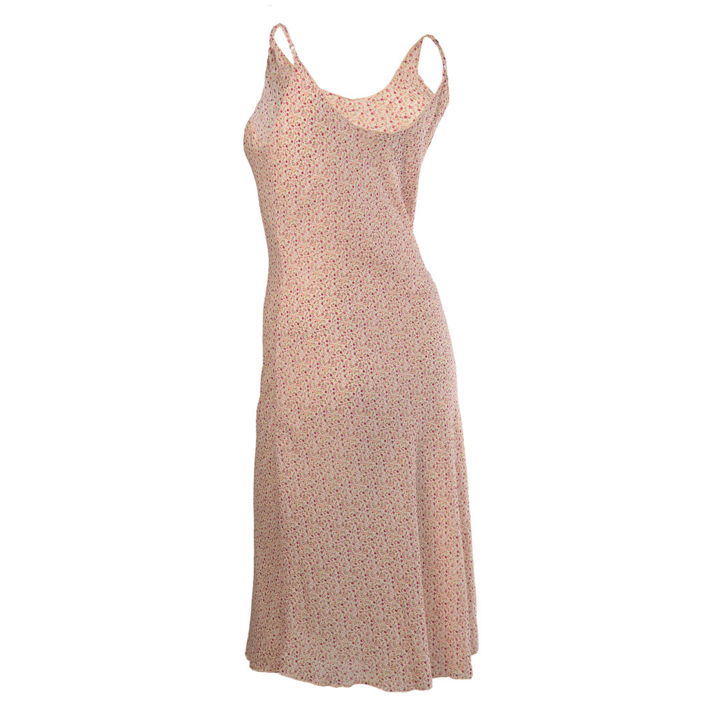 FLIRTY DRESS VINTAGE PINK
