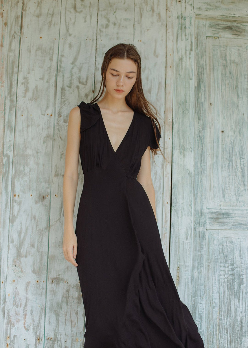 Lulu Dress Black – Maria Malo