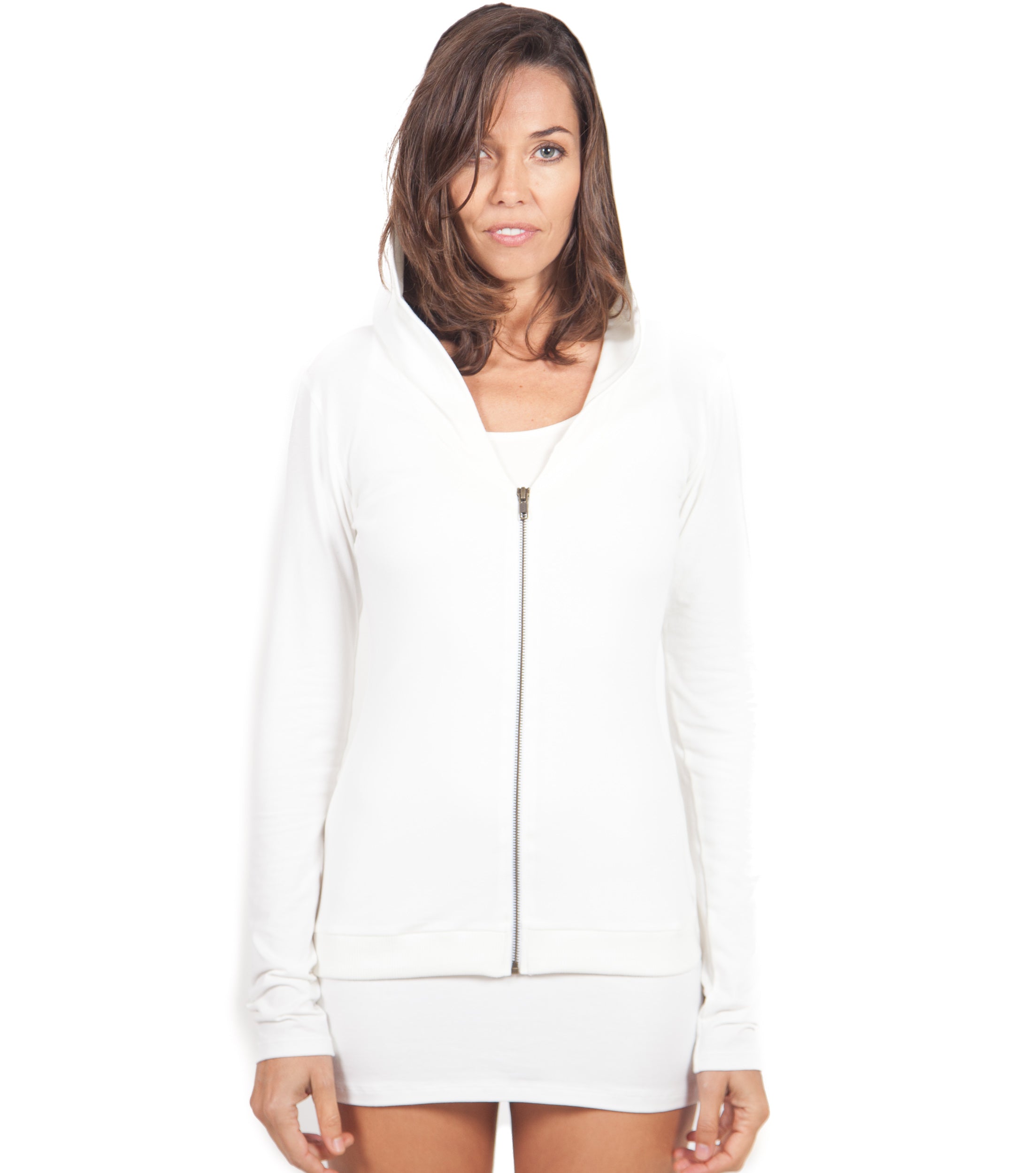 FITTED HOODIE NATURAL