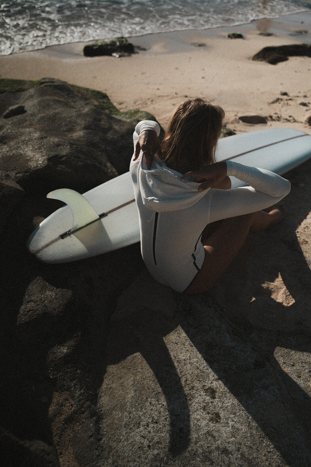 LAKEY'S SURFSUIT HOODIE AVORIO