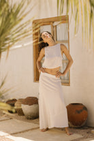 INDIA SKIRT WHITE