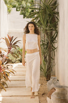 INDIA SKIRT WHITE