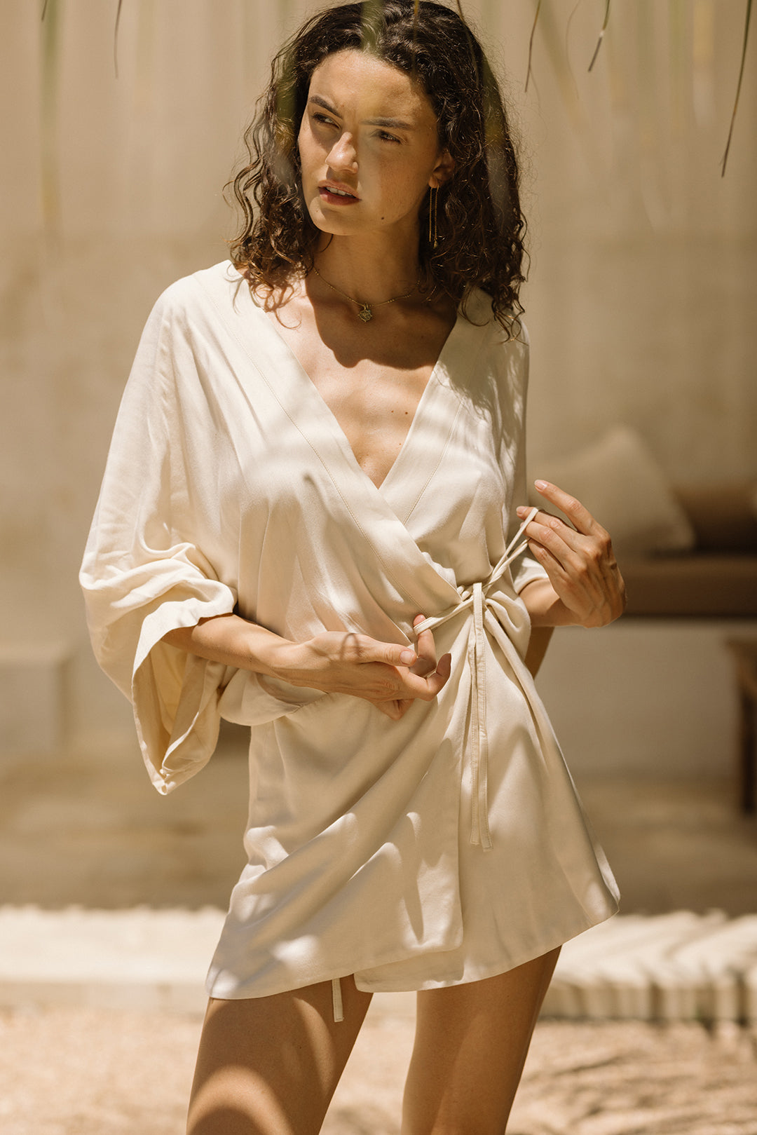 MAYRA KIMONO BUTTERMILK