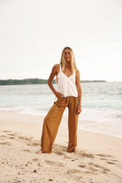 NICKI PANTS TOBACCO