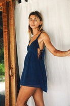 MOON MINI DRESS INDIGO