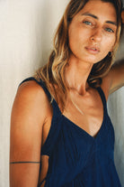 MOON MINI DRESS INDIGO
