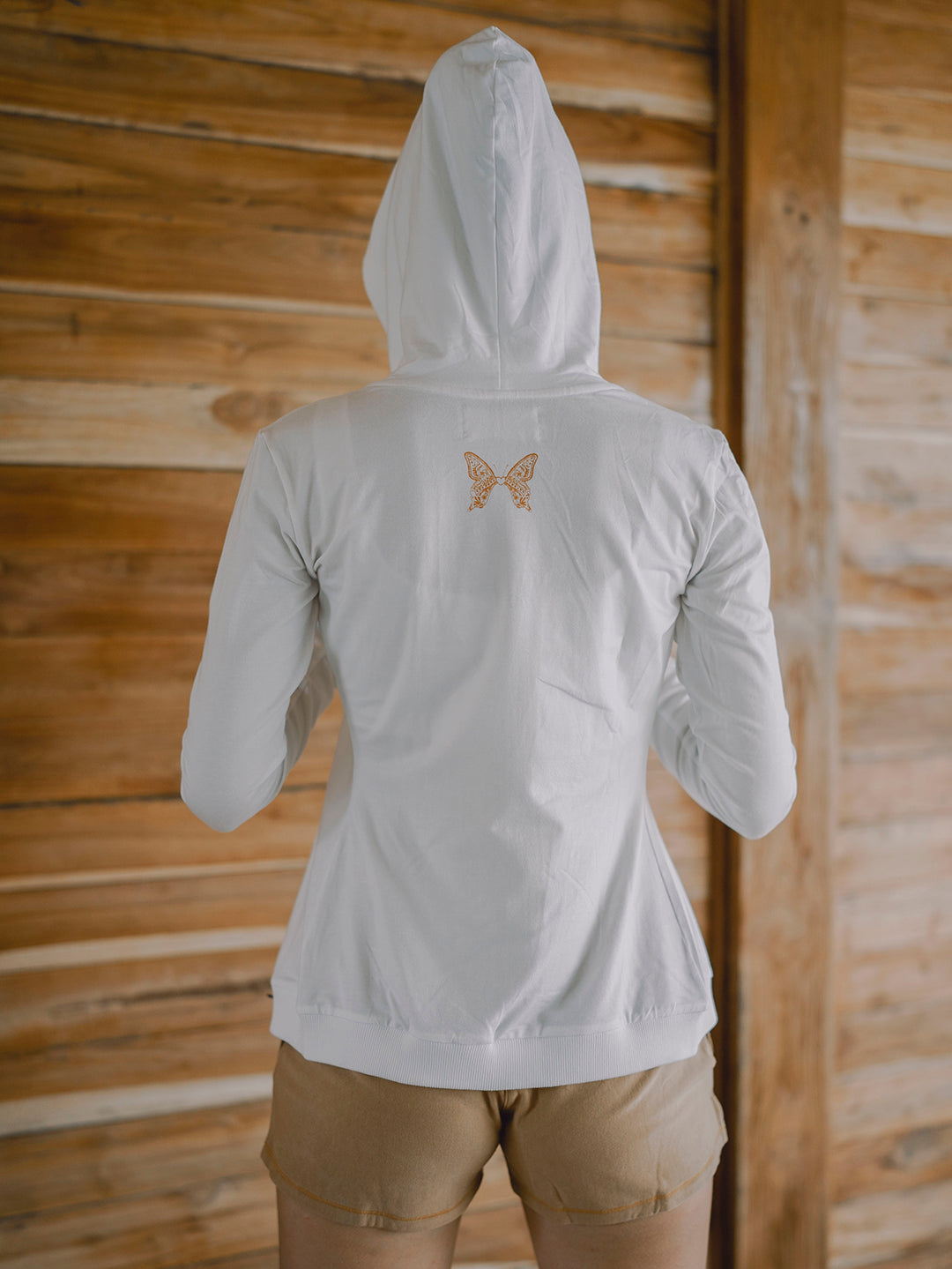 FITTED HOODIE NATURAL
