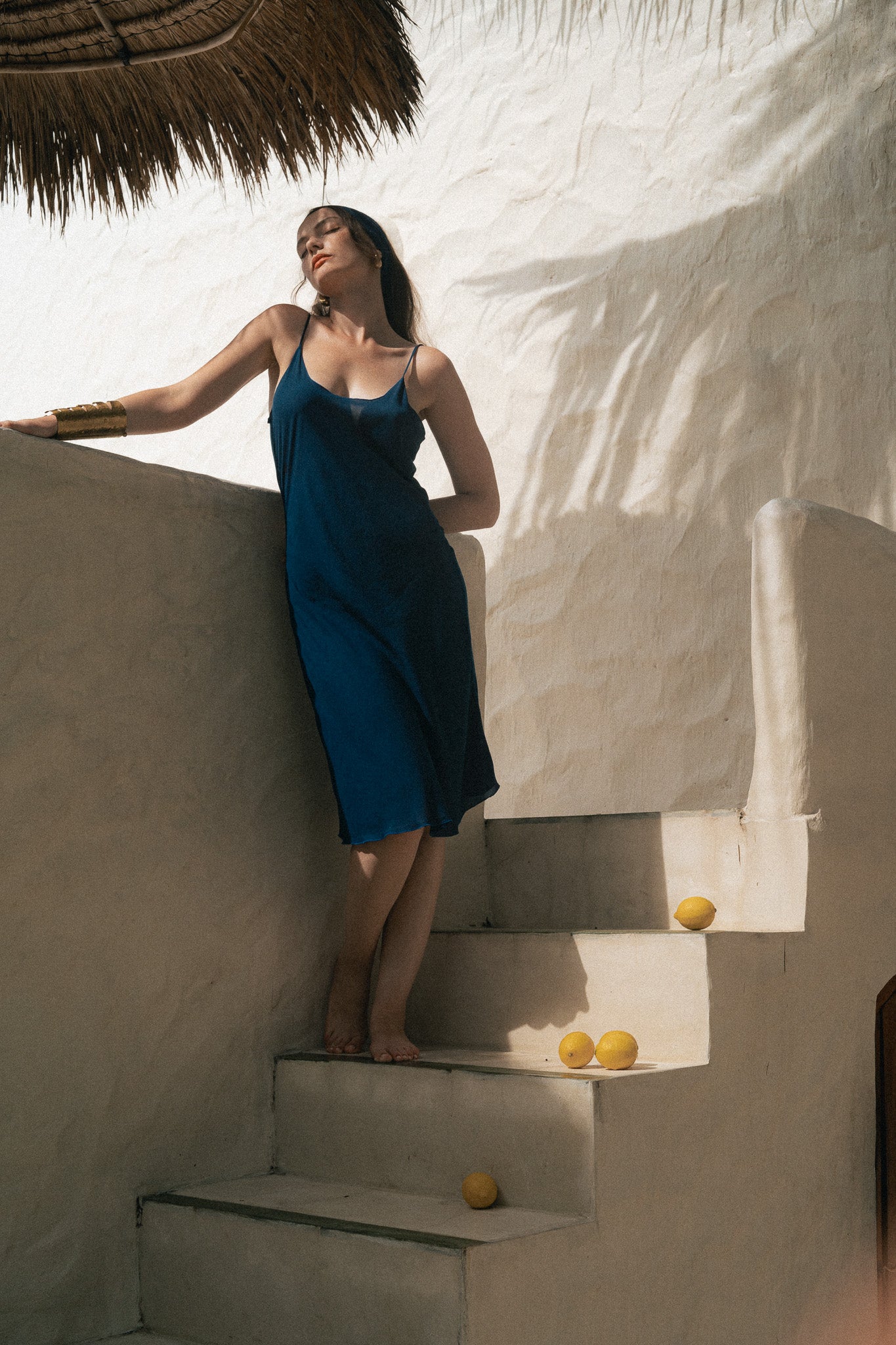 FLIRTY DRESS INDIGO