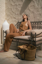 NICKI PANTS TOBACCO