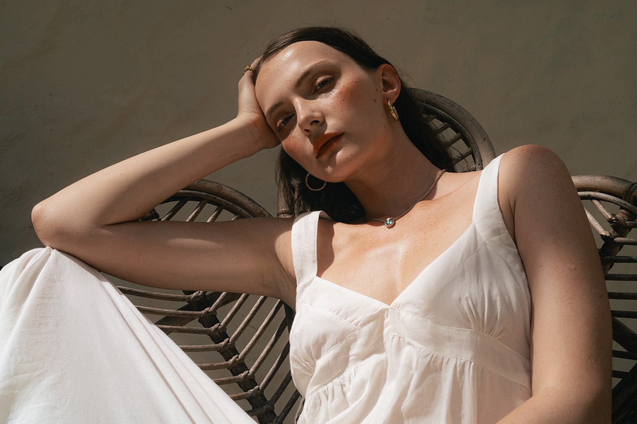 MOON MAXI DRESS NATURAL