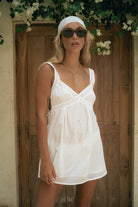 MOON MINI DRESS NATURAL