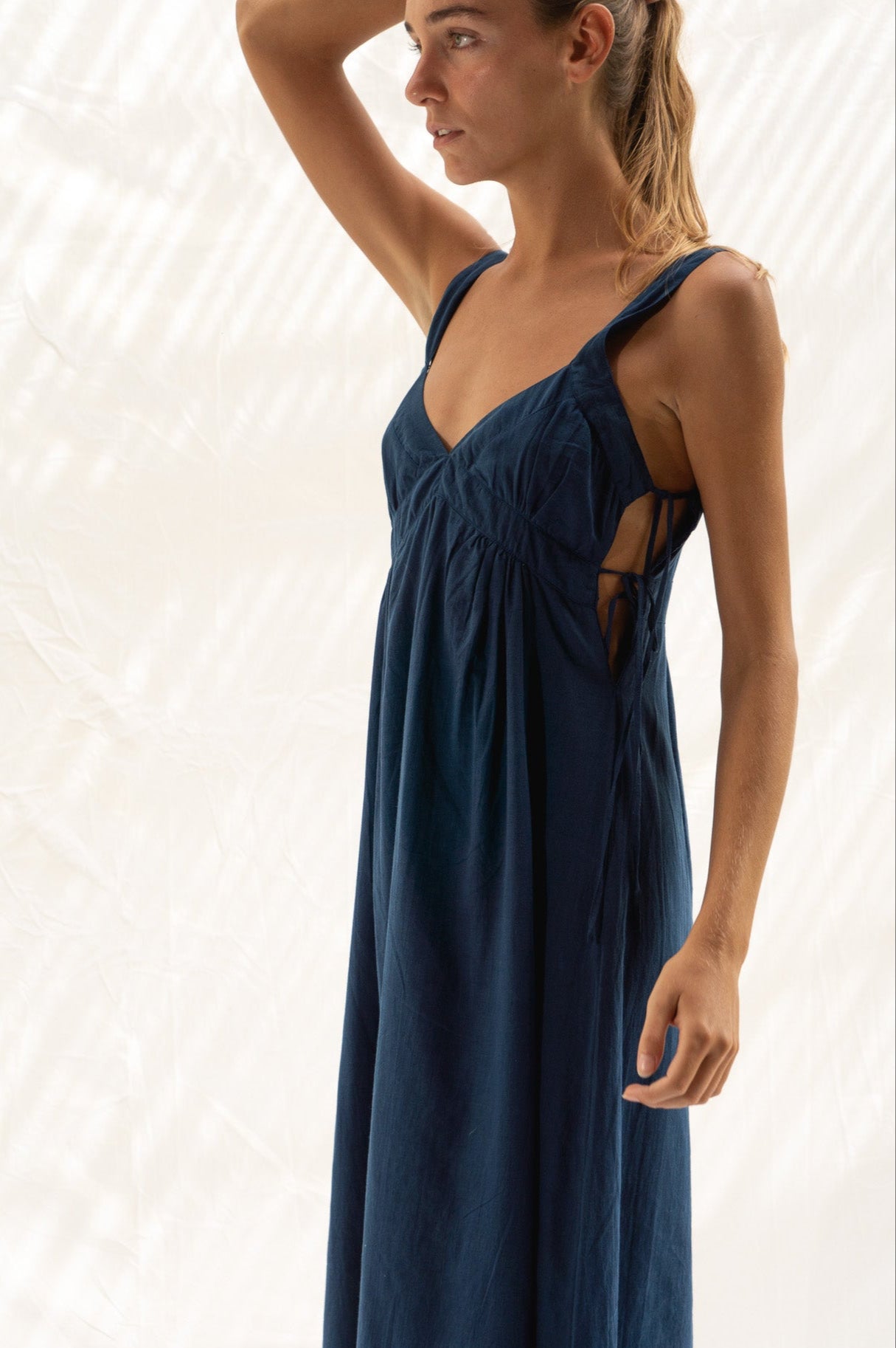 MOON MAXI DRESS INDIGO