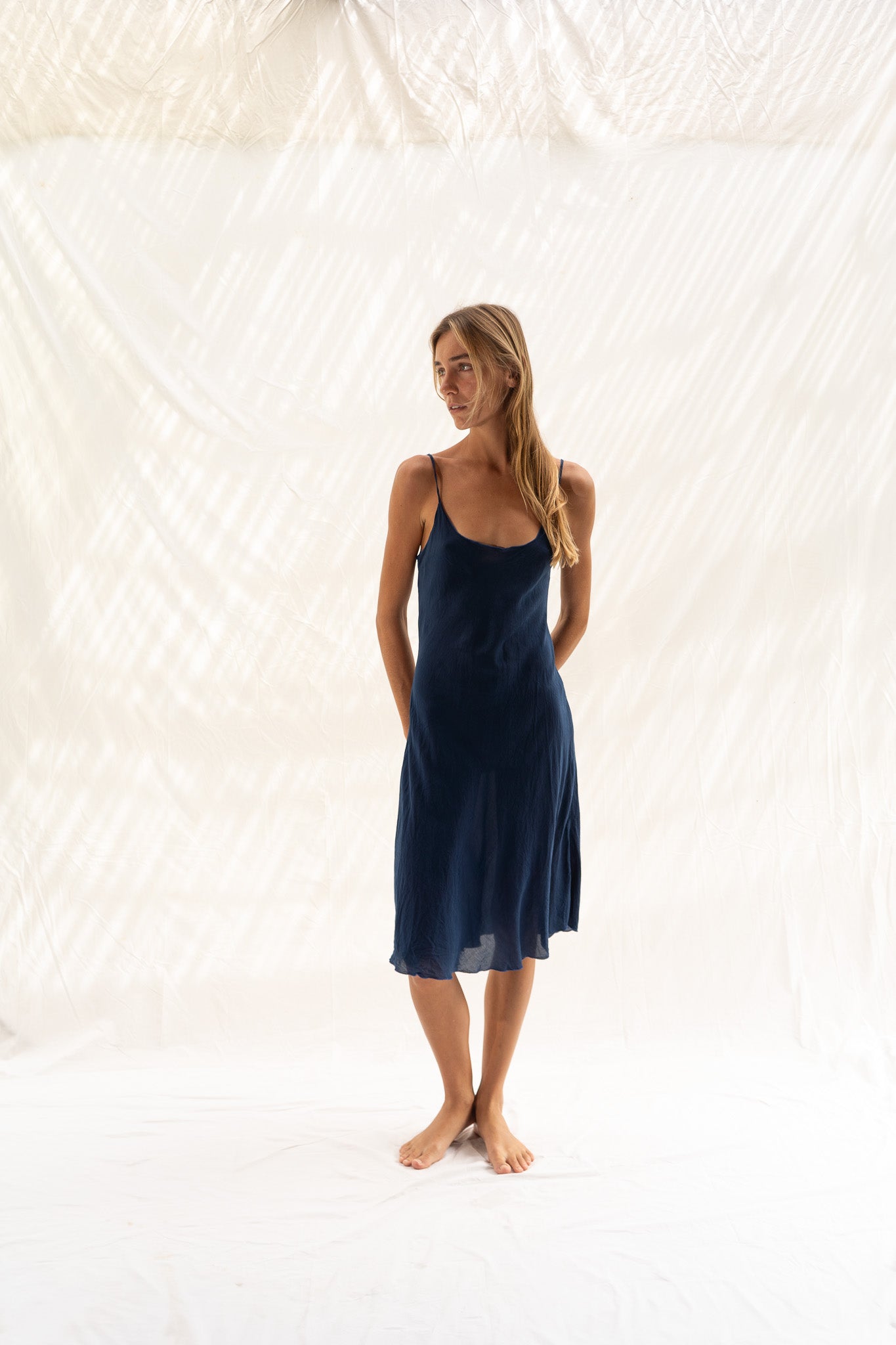 FLIRTY DRESS INDIGO