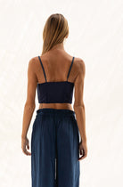 BUSTIER INDIGO