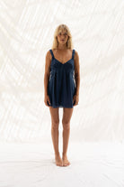 MOON MINI DRESS INDIGO