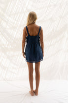 MOON MINI DRESS INDIGO